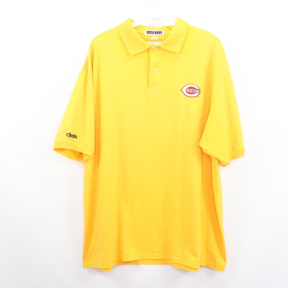 cincinnati reds men's polo shirts